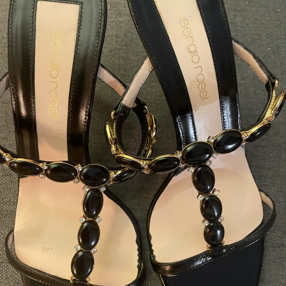 Sergio Rossi heels embellished crystal diamond